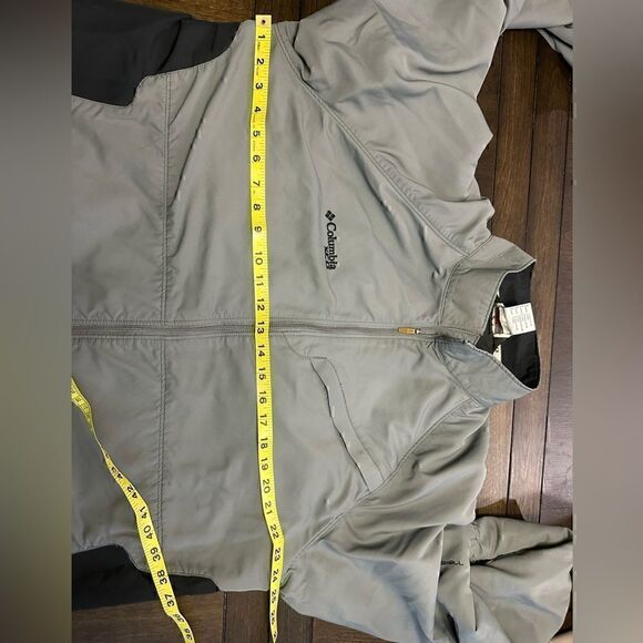 Columbia XCO Mens Large Gray Full ZIP Light Jacket - Picture 6 of 7